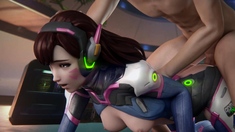 3D Animation Shy DVa Gets Thumped by a Huge Cock