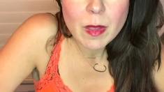 Hot Brunette mature Webcam Masturbation