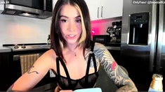 Brunette Solo Webcam Masturbation